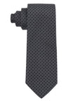 TB Men's Premium Necktie Geo Circles Grey