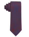 TB Men's Premium Necktie Mini Dot Burgundy