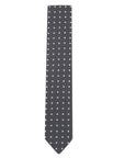 TB Men's Premium Necktie Dotted BLK/White