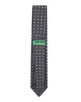 TB Men's Premium Necktie Dotted BLK/White