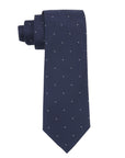 TB Men's Premium Necktie Geo Dot Navy