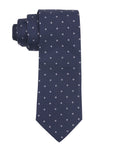 TB Men's Premium Necktie Dotted Navy