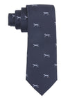 TB Men's Premium Necktie Navy Equestrian